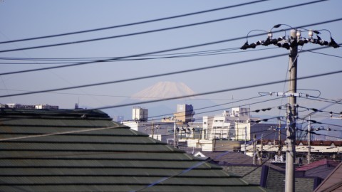10月16日 8時 富士山