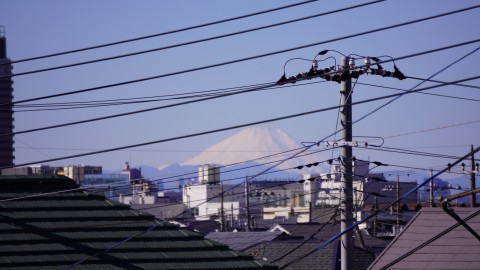 1月25日 10時50分の富士山