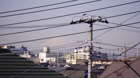 2月13日 8時10分の富士山