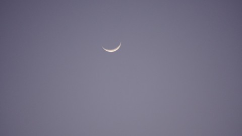3月13日 17時50分の三日月 ～ Crescent Moon ～